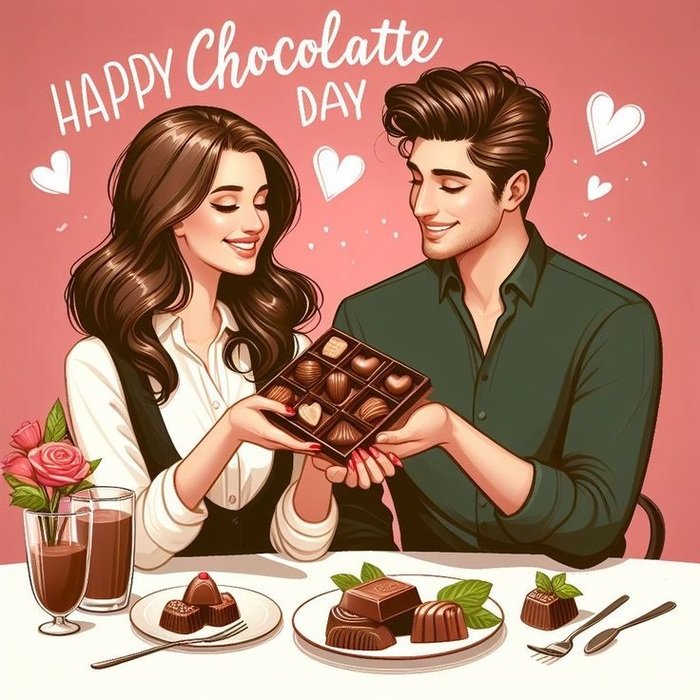 happy chocolate day images hot