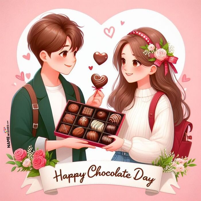 image happy chocolate day aethetics full hd
