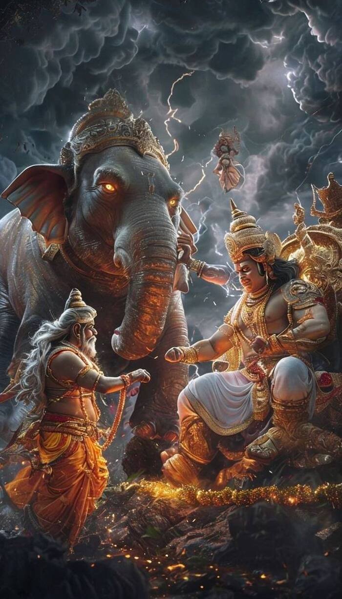 lord indra image aethetics full hd