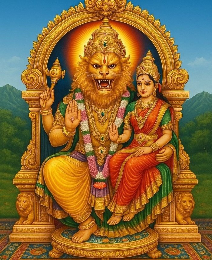 lord narasimha images hd