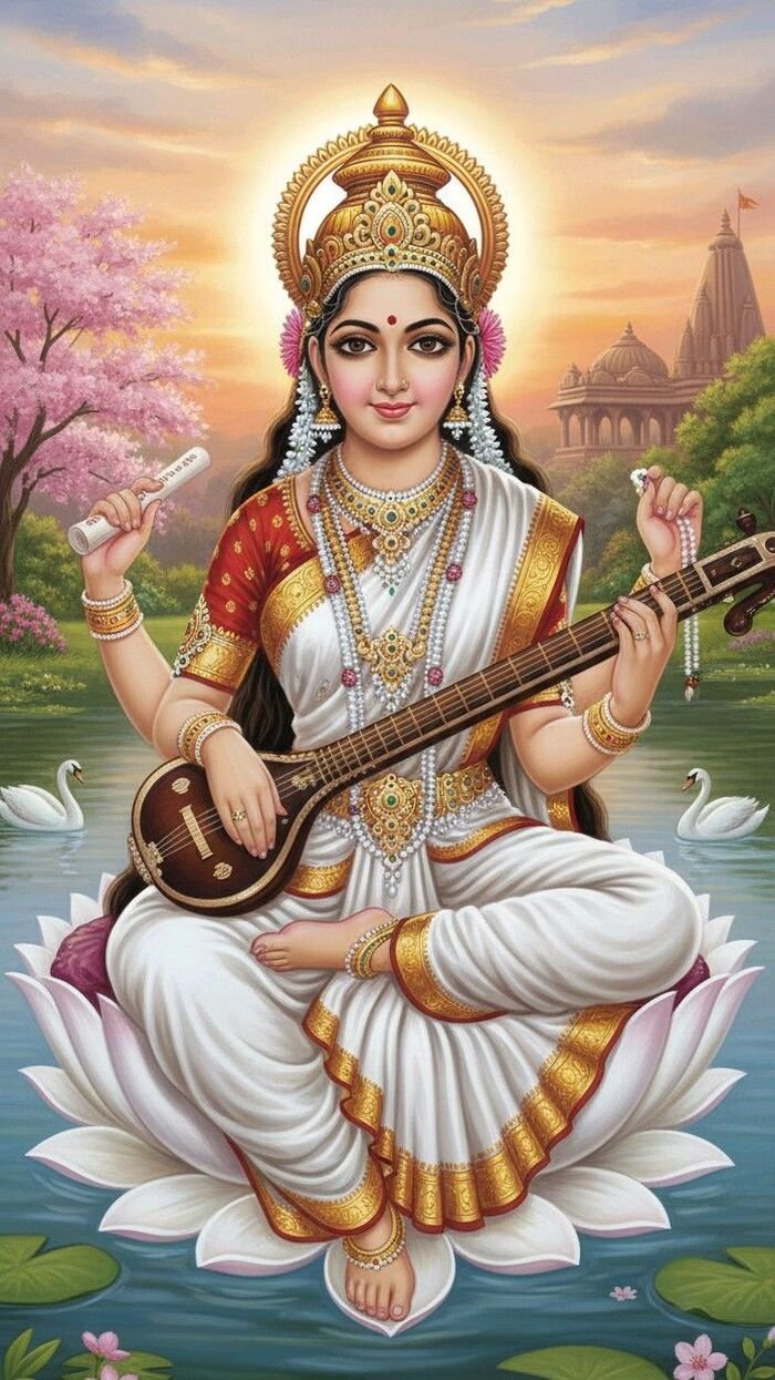 lord saraswati images aethetics hot hd