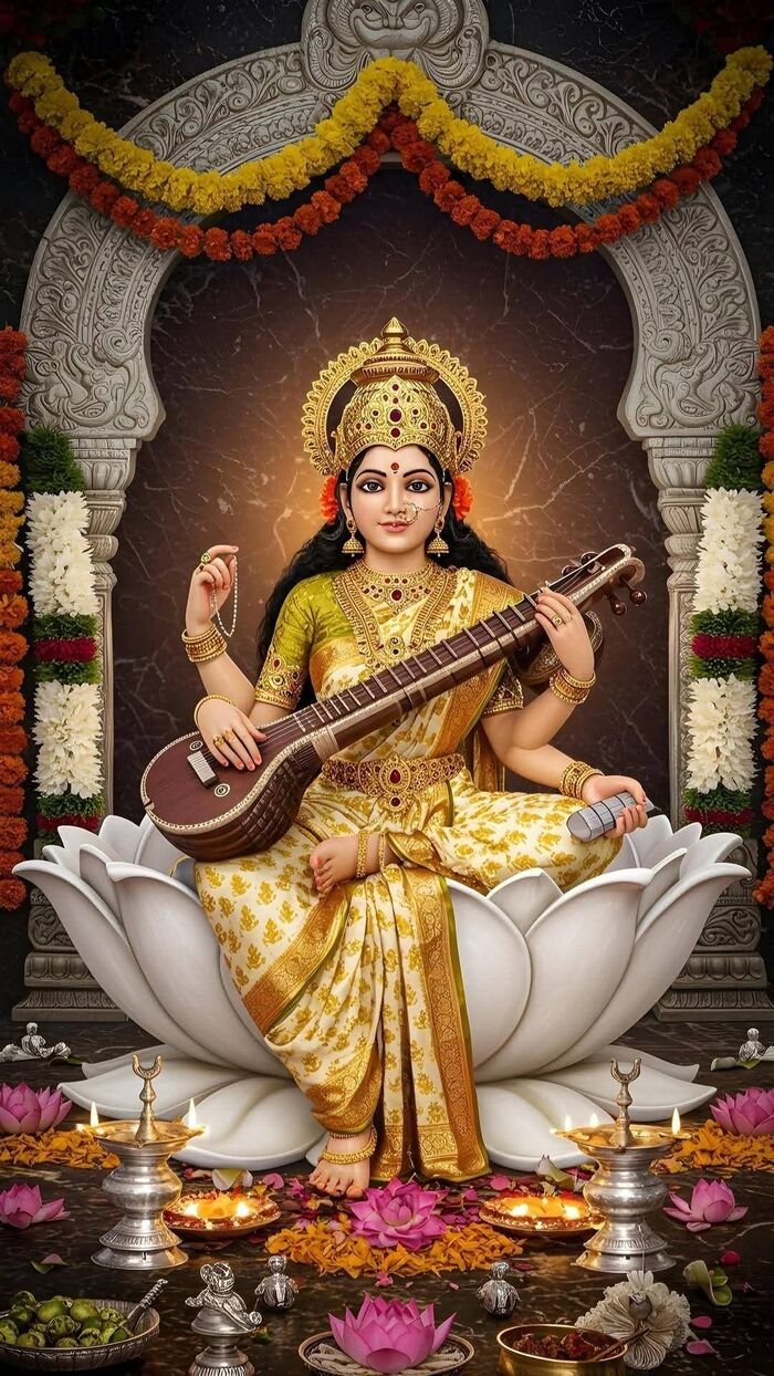 lord saraswati images hd