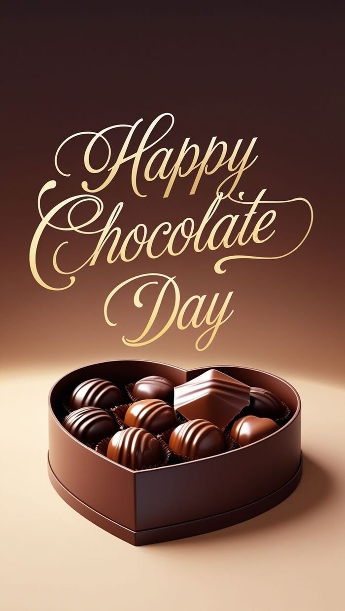 photo happy chocolate day aethetics