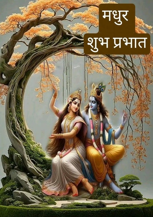 radhe radhe morning prayer image