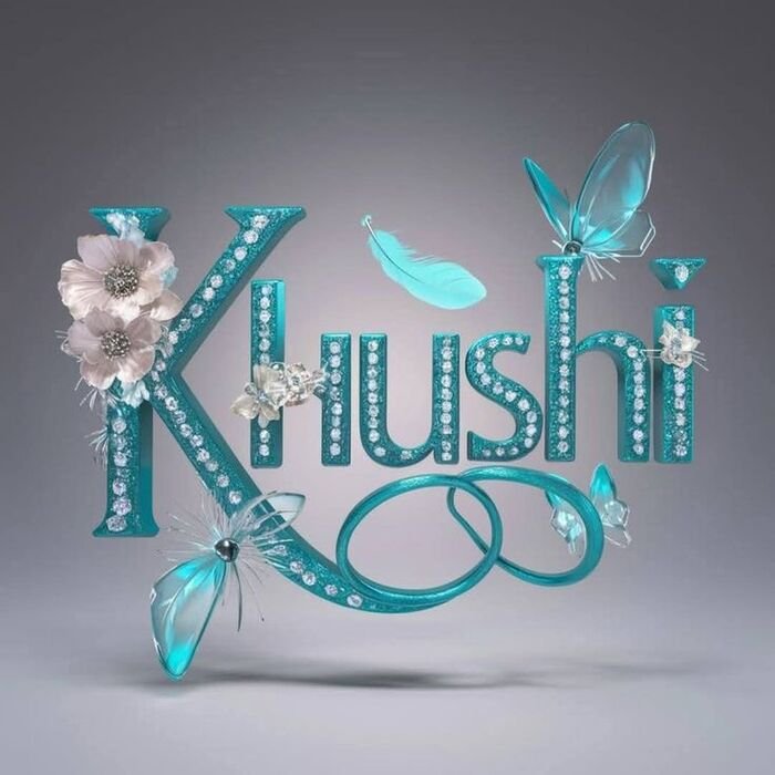 khushi name dp aesthetic mood