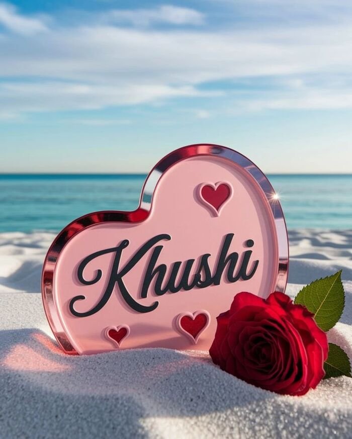 khushi name dp classic