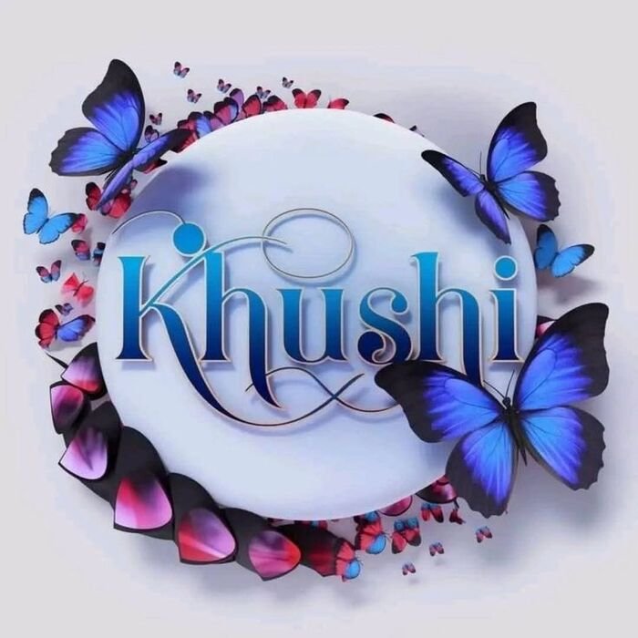 khushi name dp cute edit
