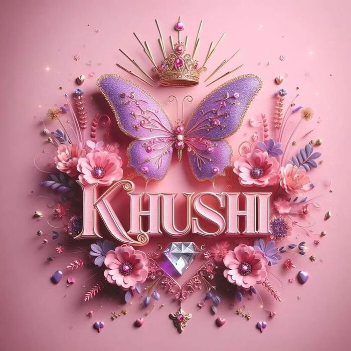 khushi name dp hd