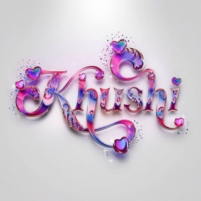 khushi name dp lovely