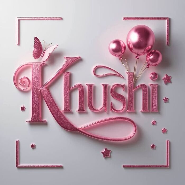 khushi name dp soft tone