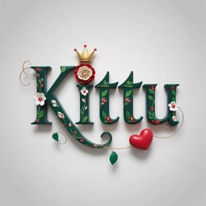 kittu name dp cute edit