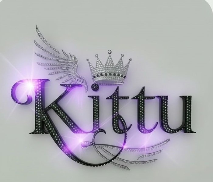kittu name dp edit