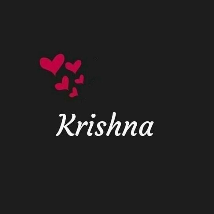 krishna name dp calm mood