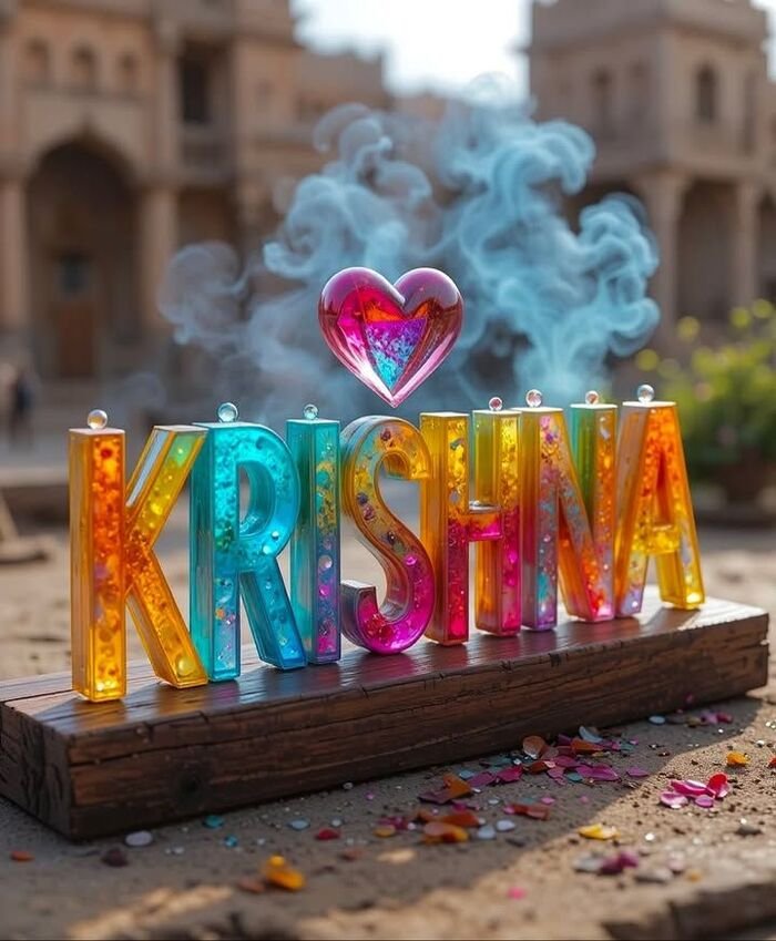 krishna name dp soft vibes