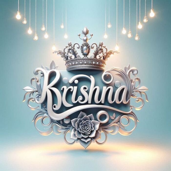 krishna name dp trendy