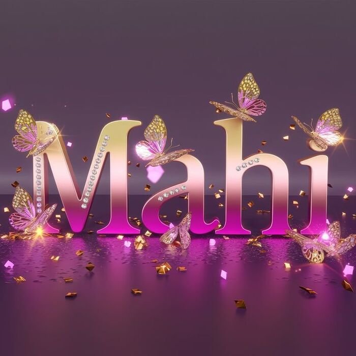 mahi name dp calm mood