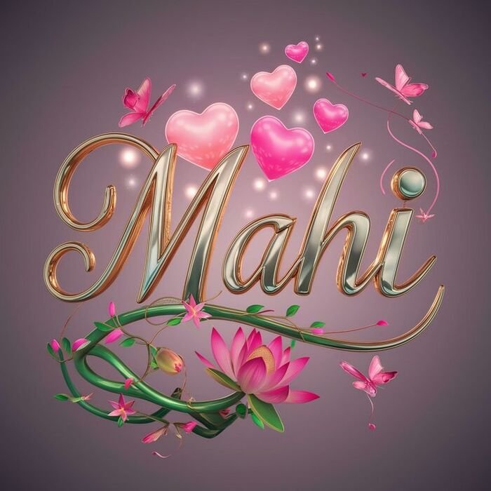 mahi name dp chill style