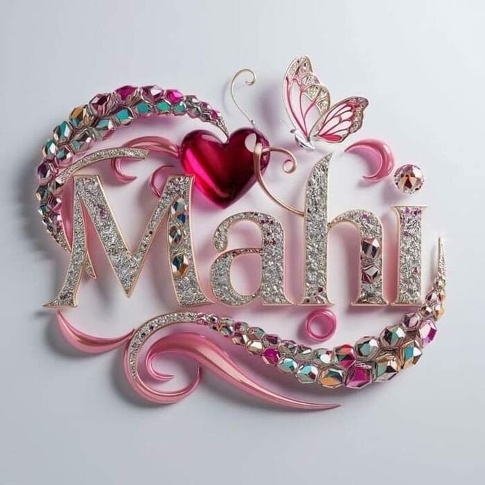 mahi name dp clean look