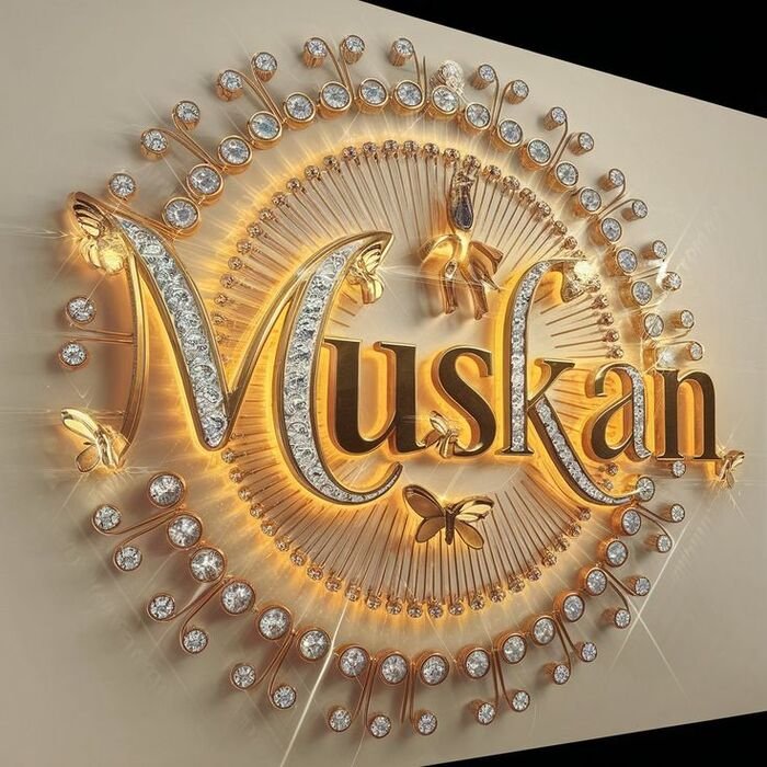 muskan name dp aesthetic
