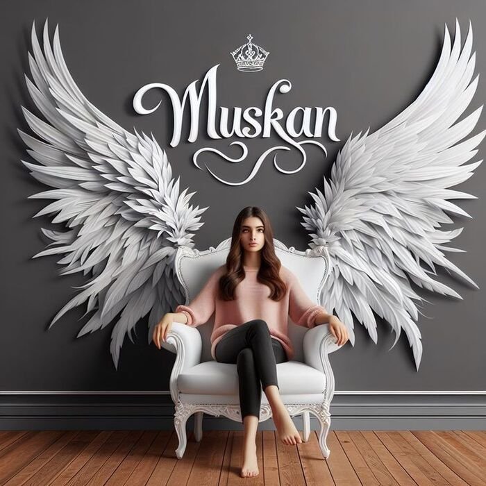 muskan name dp hd