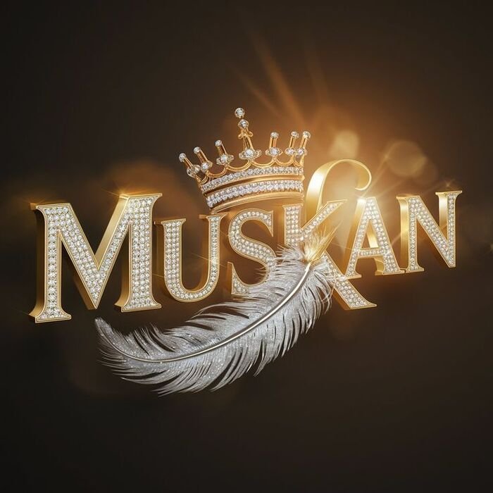 muskan name dp lovely