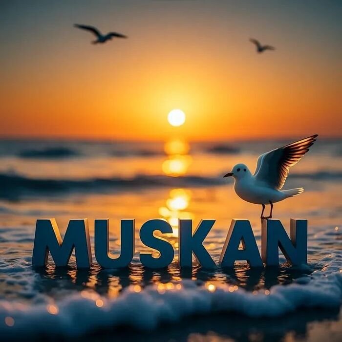 muskan name dp natural vibes