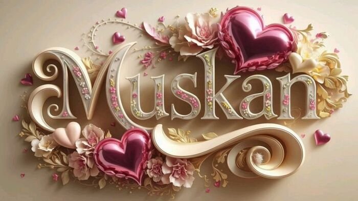 muskan name dp random