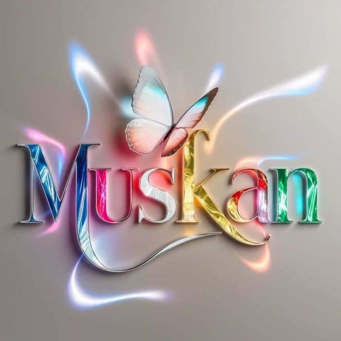 muskan name dp simple edit