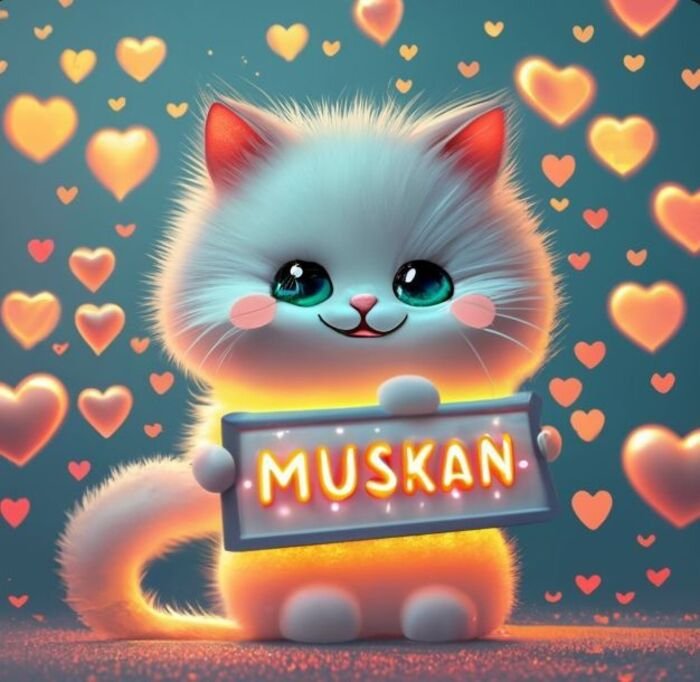 muskan name dp trendy