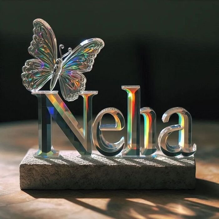 neha name dp blur style