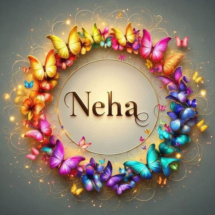 neha name dp cute