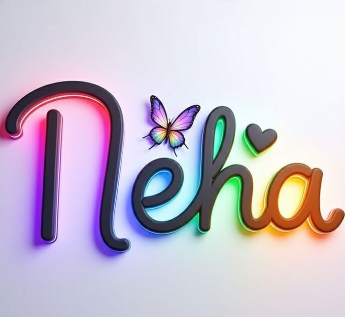 neha name dp edit