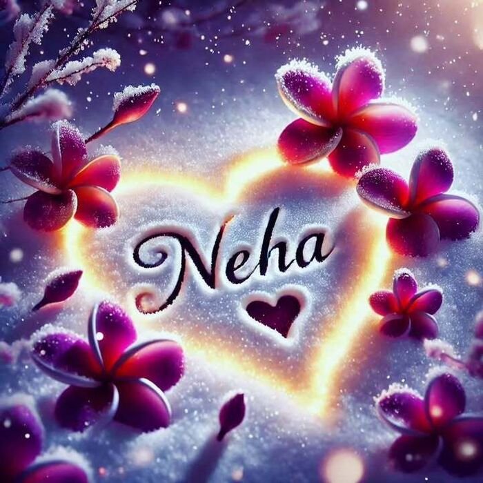 neha name dp simple
