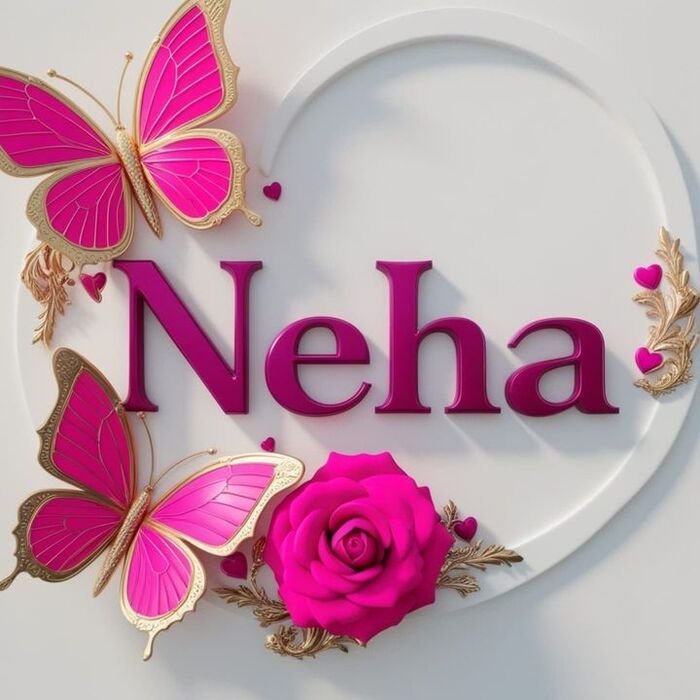 neha name dp soft light