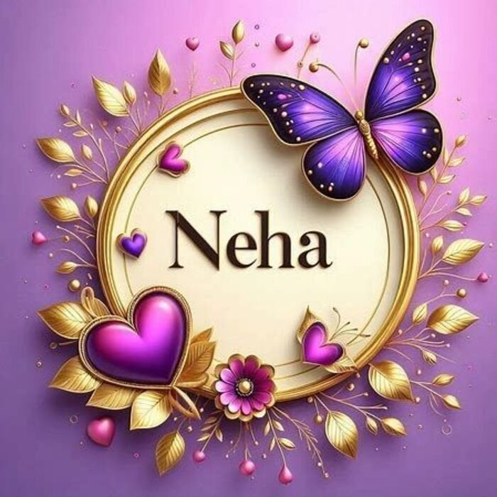 neha name dp stylish