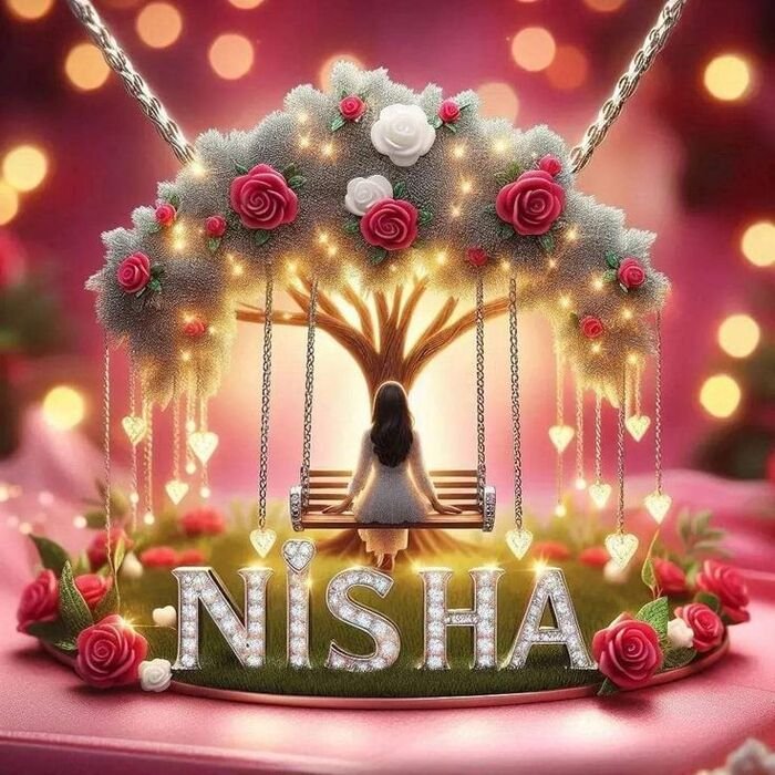 nisha name dp aesthetic