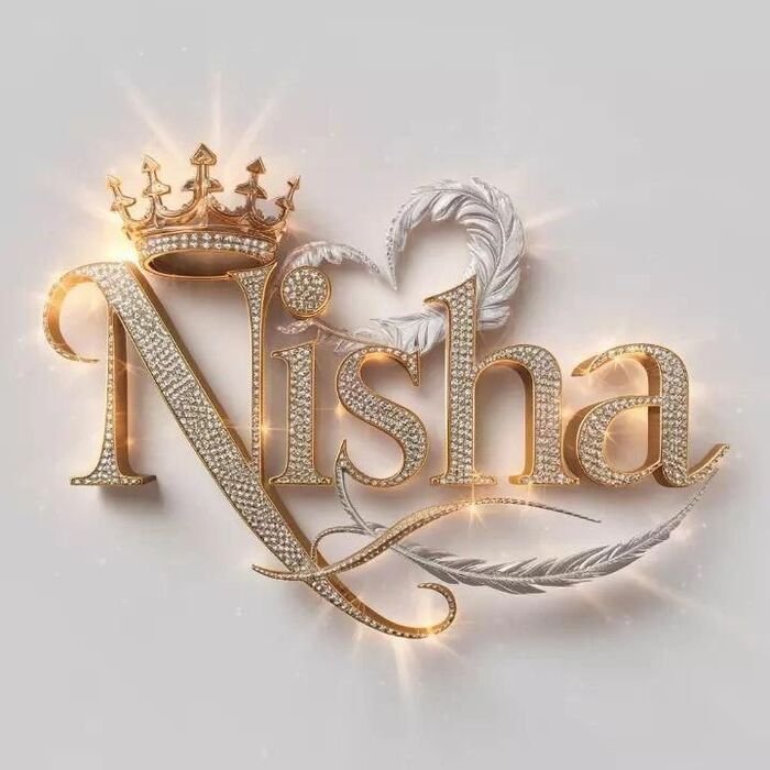 nisha name dp blur style