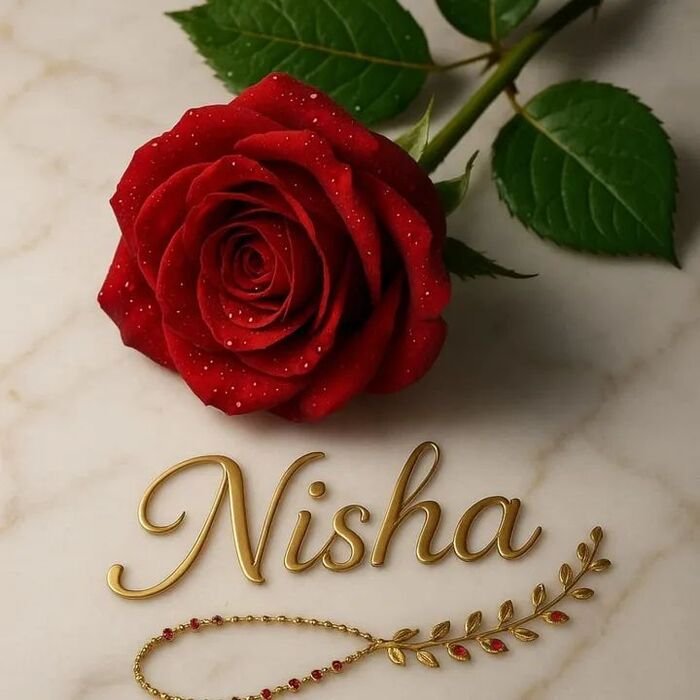 nisha name dp chill style