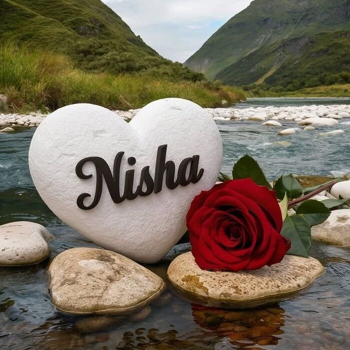 nisha name dp cute