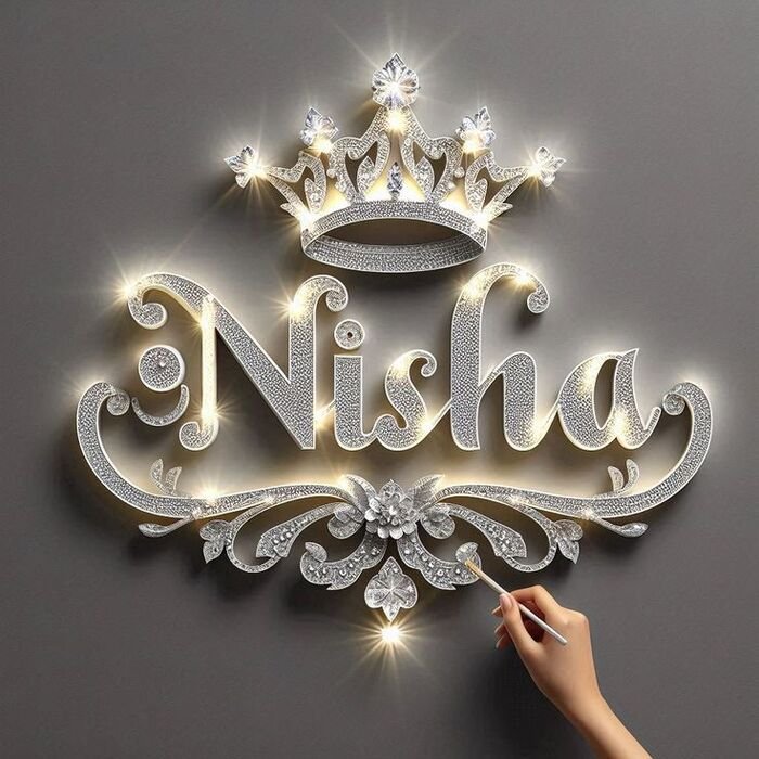 nisha name dp full hd