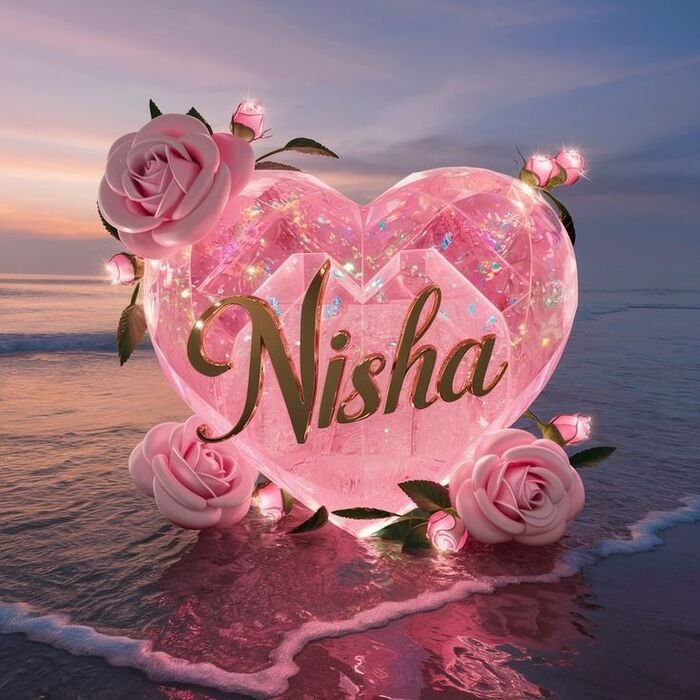 nisha name dp stylish