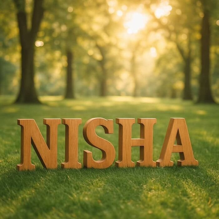 nisha name dp trendy