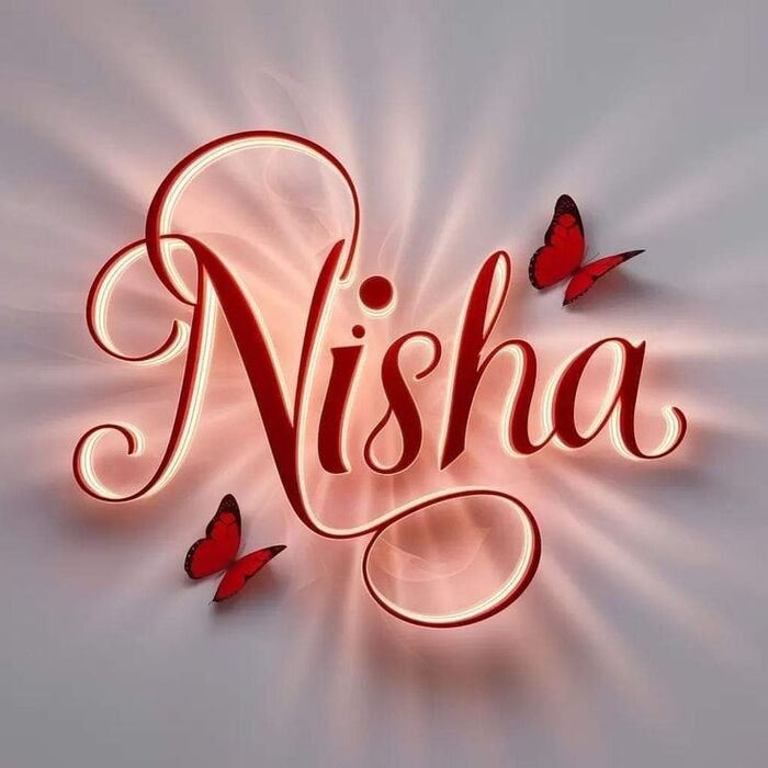 nisha name dp vibe mix