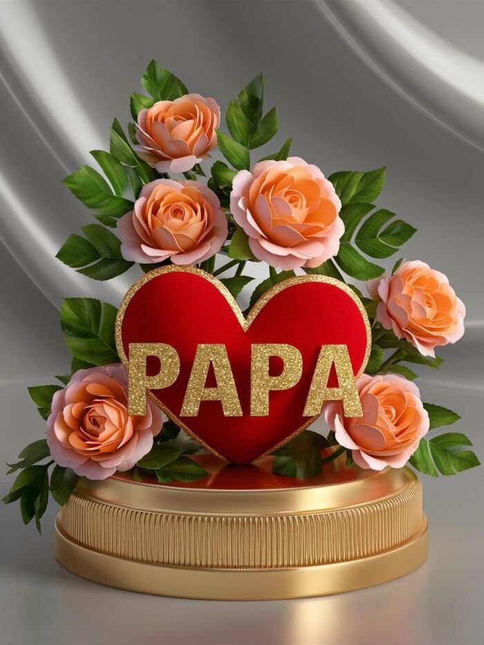 papa name dp calm mood