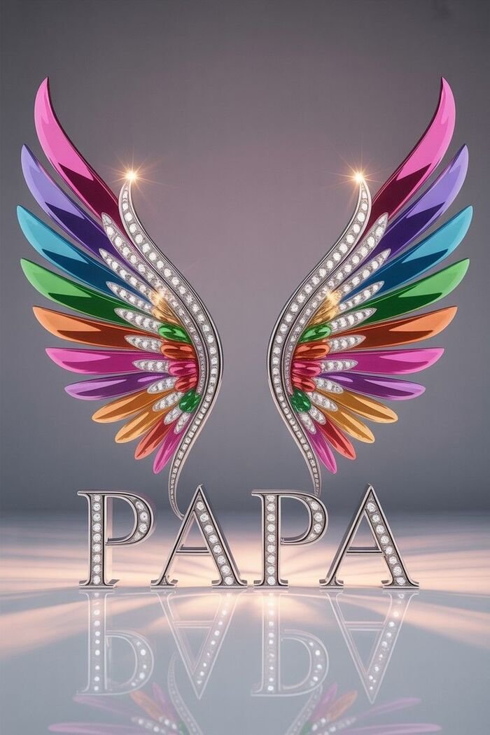 papa name dp minimal