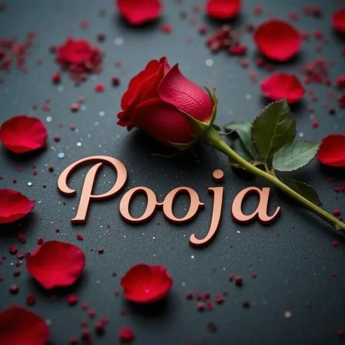 pooja name dp chill style