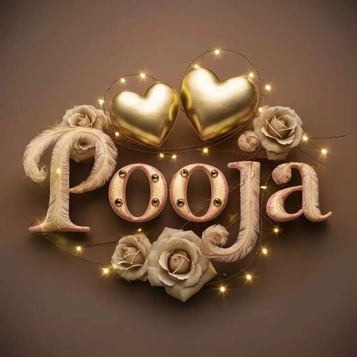 pooja name dp clean look