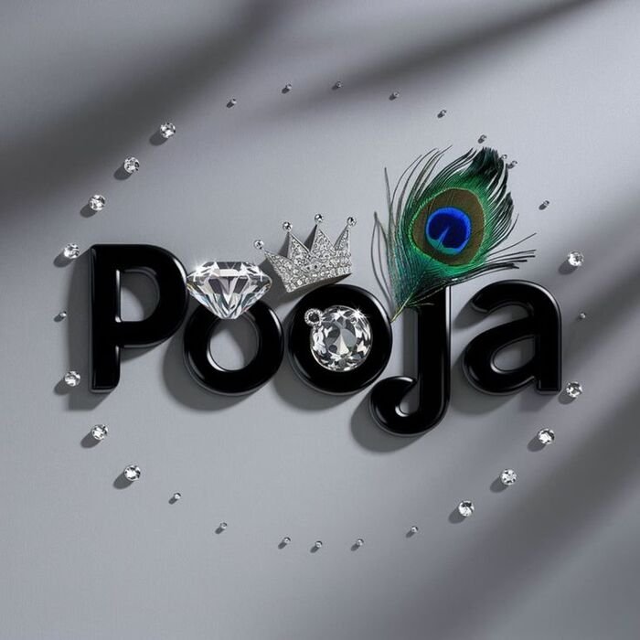 pooja name dp natural vibes