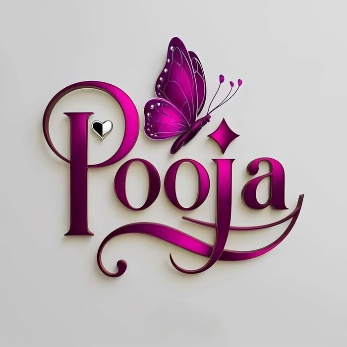 pooja name dp simple edit