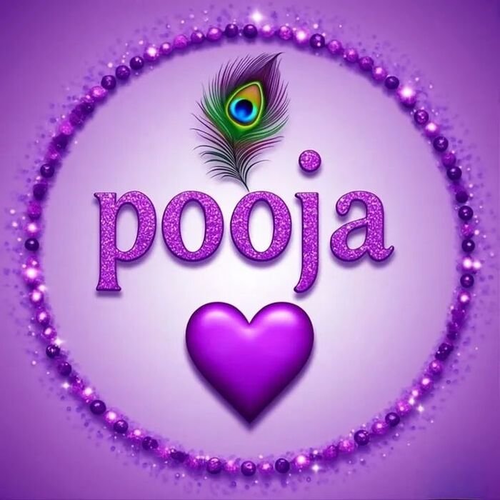 pooja name dp trendy